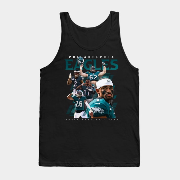 Philadelphia Eagles Tank Top by Juantamad